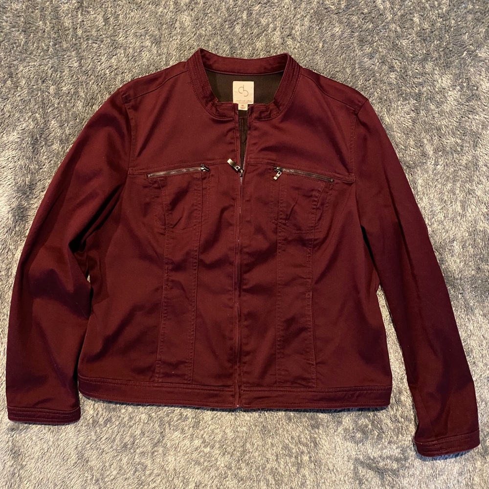 ⭐️ Bundle 4 for $20 CB Jacket, Wine Red
